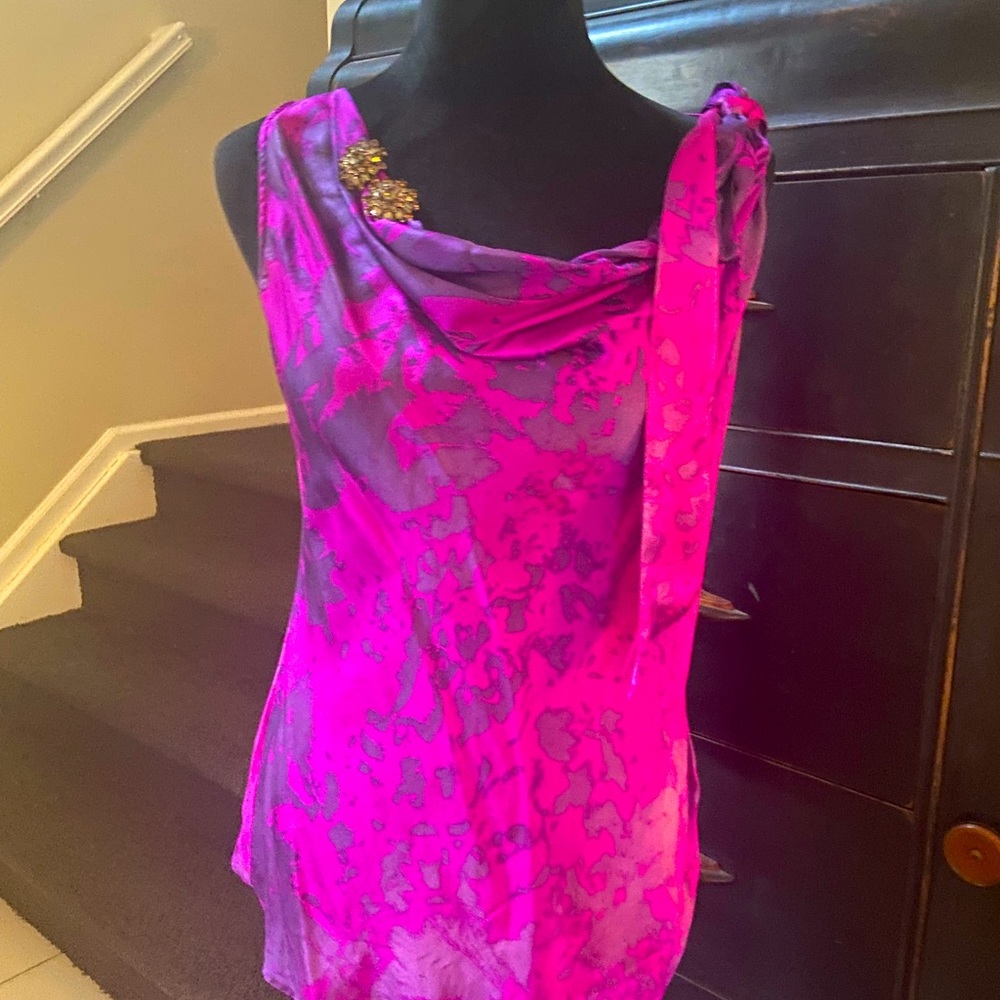 CAbi silk blouse size M